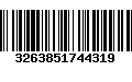 Código de Barras 3263851744319