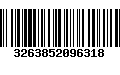 Código de Barras 3263852096318