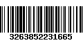 Código de Barras 3263852231665