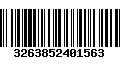 Código de Barras 3263852401563