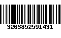 Código de Barras 3263852591431