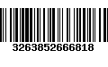 Código de Barras 3263852666818