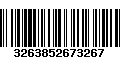 Código de Barras 3263852673267