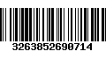 Código de Barras 3263852690714