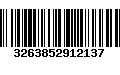 Código de Barras 3263852912137