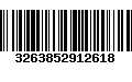 Código de Barras 3263852912618