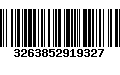 Código de Barras 3263852919327