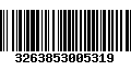 Código de Barras 3263853005319