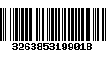 Código de Barras 3263853199018