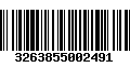 Código de Barras 3263855002491