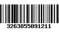 Código de Barras 3263855091211