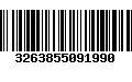 Código de Barras 3263855091990