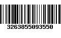 Código de Barras 3263855093550