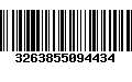 Código de Barras 3263855094434