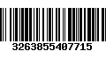 Código de Barras 3263855407715