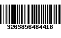 Código de Barras 3263856484418