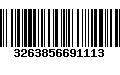 Código de Barras 3263856691113