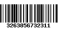 Código de Barras 3263856732311