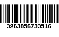 Código de Barras 3263856733516