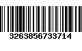 Código de Barras 3263856733714