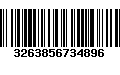 Código de Barras 3263856734896