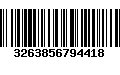 Código de Barras 3263856794418