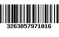 Código de Barras 3263857971016