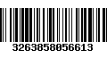 Código de Barras 3263858056613