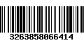 Código de Barras 3263858066414