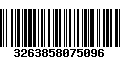 Código de Barras 3263858075096