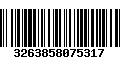 Código de Barras 3263858075317