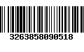 Código de Barras 3263858090518