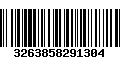 Código de Barras 3263858291304