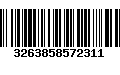 Código de Barras 3263858572311