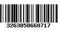 Código de Barras 3263858668717