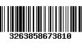 Código de Barras 3263858673810