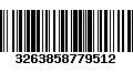 Código de Barras 3263858779512