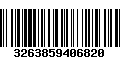 Código de Barras 3263859406820