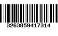 Código de Barras 3263859417314