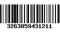 Código de Barras 3263859431211