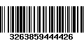 Código de Barras 3263859444426