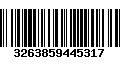 Código de Barras 3263859445317