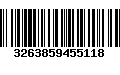 Código de Barras 3263859455118