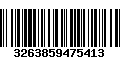 Código de Barras 3263859475413