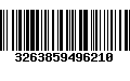 Código de Barras 3263859496210