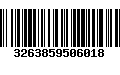 Código de Barras 3263859506018