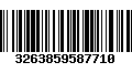 Código de Barras 3263859587710