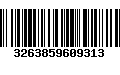 Código de Barras 3263859609313