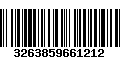 Código de Barras 3263859661212