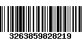 Código de Barras 3263859828219